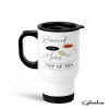 Reserved For Name's Cup of Tea Travel Mug, Tea Flask, Cup of Tea Flask, Reserved for Mums, Secret Santa, Birthday Gift for Her / Him Tea Mug