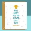 Funny Graduation Card - For Him or For Her - For those graduating from college or university, law school or other - Can be personalised - Blank inside - Large