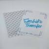 Large Washable Sashiko Transfers | Stitching Grid | Circles - 1