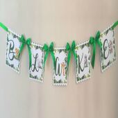 Personalised Baby Safari Banner,Wild One Name Banner,Baby Safari Nursery Decor