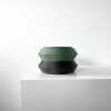The Grafel Planter Pot with Drainage Tray & Stand Included - Matte Dark Green - 3"