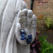 Sodalite Earrings - Encouraging