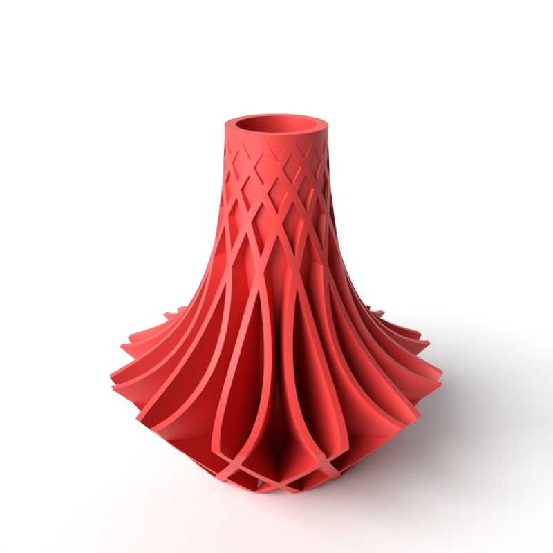 The Kiva Vase, Modern and Unique Home Decor for Dried and Preserved Flower Arrangement - Black