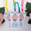 Complete Personalised Circus Theme Party Decor - 6 of each