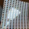 200 6mm Heart Stickers Gold, Silver, Holographic - Gold
