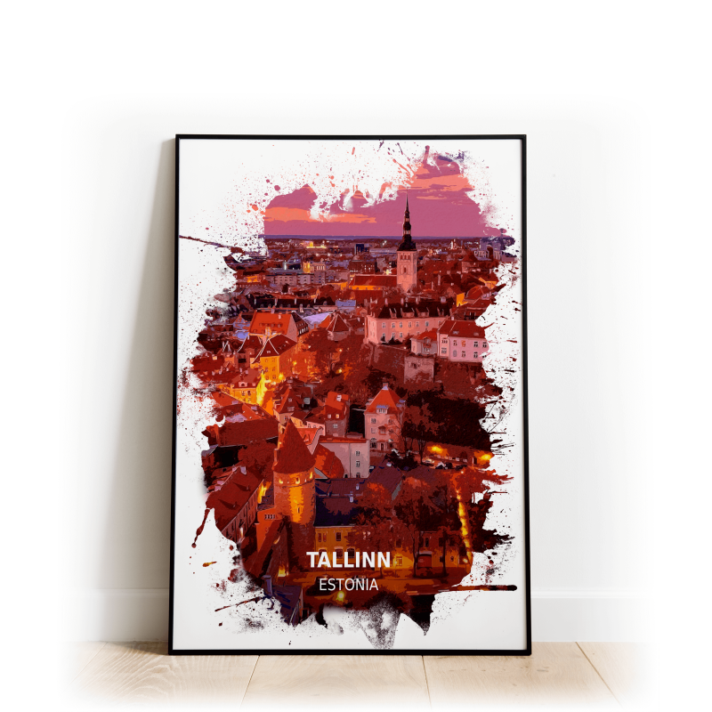 Tallinn - Estonia - Print - A4 - Standard - Print Only