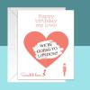 Happy Birthday - We're going to London - Scratch & Reveal Card