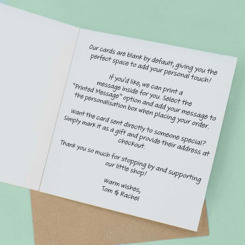Personalised Anniversary Card For Girlfriend Anniversary Card For Girlfriend Custom Card For Girlfriend Amazing Girlfriend Anniversary Card - Square (5.5x5.5) / Printed Message