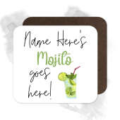 Personalised Drinks Coaster - Name's Mojito Goes Here!