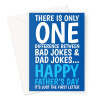 Rubbish Dad Jokes Father's Day Card - A5 Portrait - 1 Card