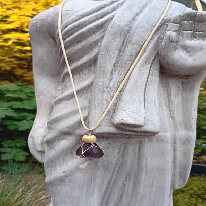 Fluorite Necklace - Reduce Negativity