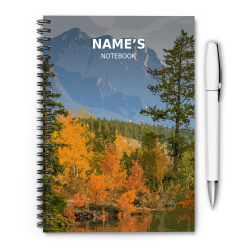 Alberta - Canada - A5 Notebook - Single Note Book