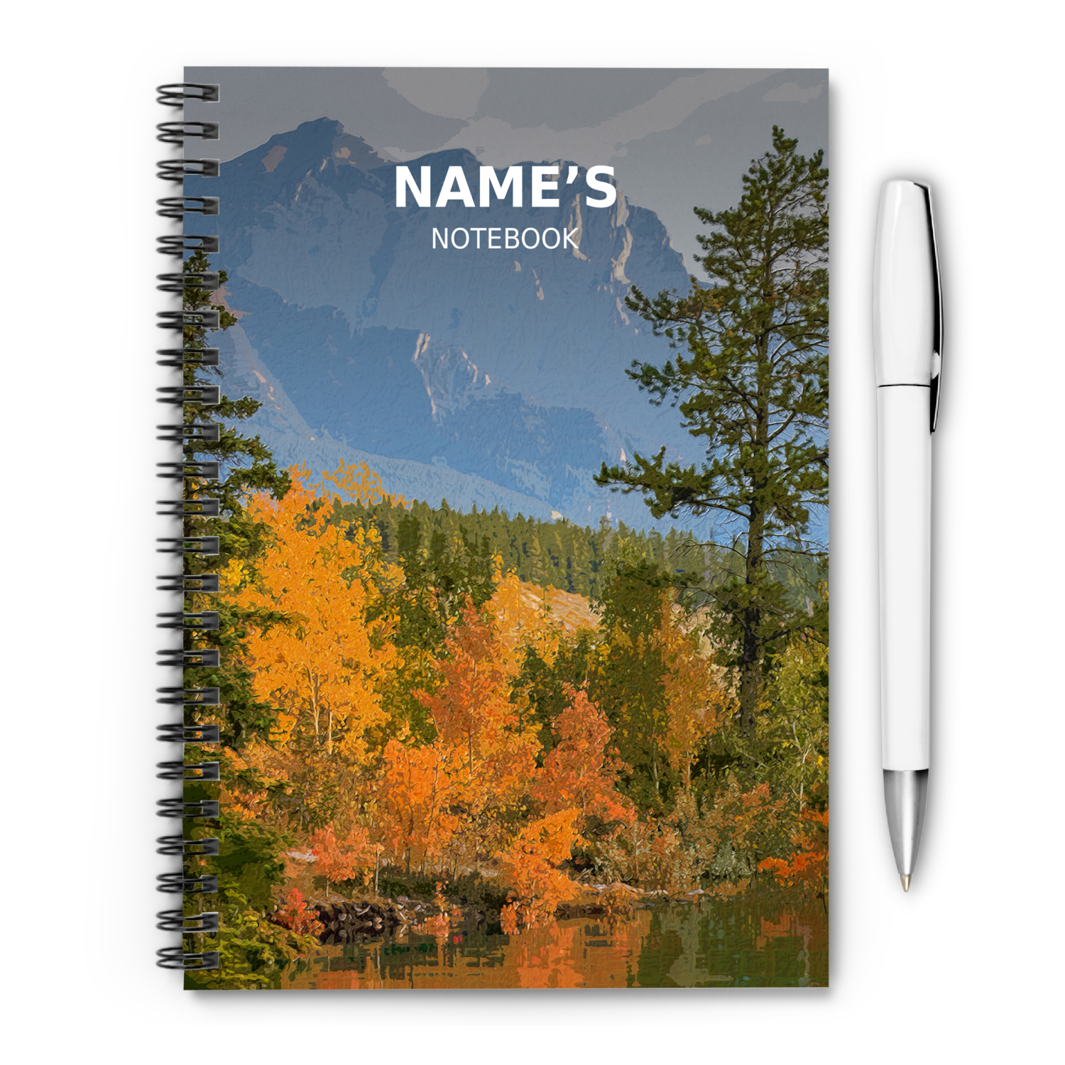 Alberta - Canada - A5 Notebook - Single Note Book