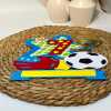 Handmade Personalised Football Cake Topper