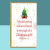 Funny Friend Christmas Card - Personalised inside - For Him or For Her - Bestie - Mate - Single of Bundle Pack - Rude Adult Xmas Card - Blank inside - Single Card