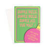 Christmas Wishes For Friend - Single Lady Xmas Card - A5 Portrait - 1 Card