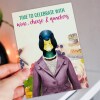 Time to celebrate with wine cheese and quackers duck in clothes congratulations, well done, graduation (Animalyser) Size A6/A5/A4/Square 6x6 - A6: Single card