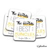 Personalised World's Best Uncle Drinks Coaster - Uncle Gift, Best Uncle Gift, Christmas Gift, Stocking Filler, Personalised Gift - Single Coaster