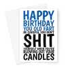 Funny Birthday Card for Him - Hilarious "Old Fart" Joke - A5 Portrait - 1 Card