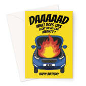 Car Advice From Dad - Funny Birthday Card