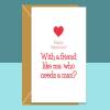 Funny Galentine's Day Pack of 3 Cards - For your single friends this Galentines - Bestie - Personalised - Rude - Cheeky - Adult Cards - Blank Inside