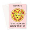 Pizza My Heart Valentine's Card - A5 Portrait - 1 Card