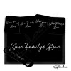 Personalised Bar Runner Mat, Custom Beer Mats & 4 x Drinks Coasters Gift Set Garden Bar Sets/ Personalised Mats Home Bar Family Name Bar Mat - Set of 4 Coasters