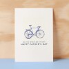 Father's Day Card For Dad Bicycle Illustration Simple Father's Day Card You Wheelie Are The Best Dad Father's Day Gift - Small (4x6) / Blank Message