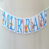 Personalised Winnie Pooh Banner, Winnie Pooh Name Banner, Winnie Pooh Nursery