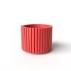 The Zelno Planter Pot with Drainage Tray & Stand Included - Black - 3"