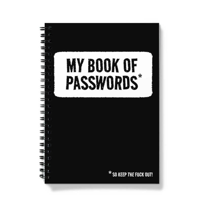 Funny Password Book - NSFW Notebook - A5 - Lined