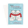 Christmas Card For A Special Couple - Arctic Fox - A5 Portrait - 1 Card