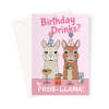 Funny Llama Birthday Card For Her - A5 Portrait - 1 Card