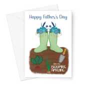 Gardening Father's Day Card For Dad