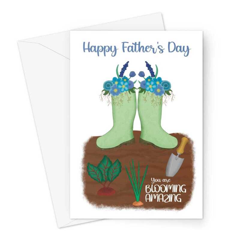 Gardening Father's Day Card For Dad - A5 Portrait - 1 Card