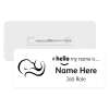 #hello my name is... Name Badge - Monochrome Breastfeeding Bubs