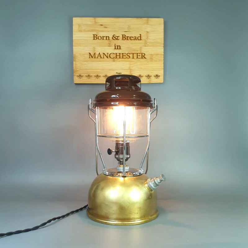 Vintage Tilley Lamp converted electric - Upcycled - Fathers Day - Gifts For Him - lighting