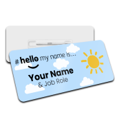 Sunshine Name Badge - NHS Nurse Sunny Name Badge