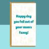 Funny Birthday Card - Can be personalised - For Him or For Her - Ideal for Friend, Bestie, Colleague, Brother, Sister, Cousin or anyone else - Blank inside