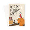 Beagle Dog Birthday Card - Do I Smell Cake - A5 Portrait - 1 Card