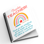 A5 Notebook - Thanks, Teacher!