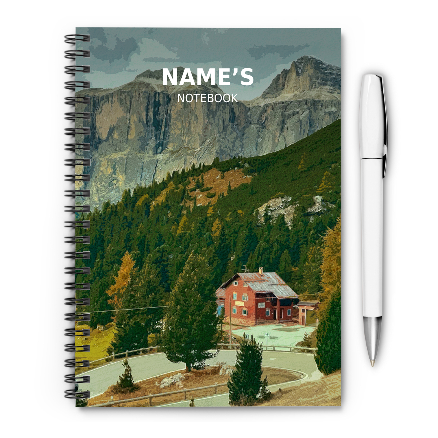 Canazei - Italy - A5 Notebook - Single Note Book