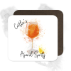 Personalised Aperol Spritz Coaster with Splash Effect