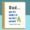 Funny Father's Day Card - For Dad - Personalised inside - Ideal cheeky card for Fathers Day - Large - Blank inside