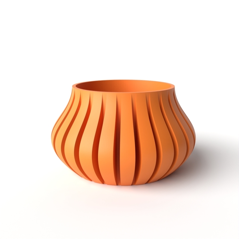 The Toril Planter Pot with Drainage Tray & Stand Included - Matte Dark Green - 3"