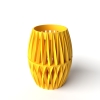 The Reni Vase, Modern and Unique Home Decor for Dried and Preserved Flower Arrangement - Matte Dark Green