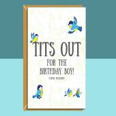 Funny Birthday Card - For Him - Can be personalised Inside - Rude Adult Card for Boyfriend, Husband, Fiance, Friend