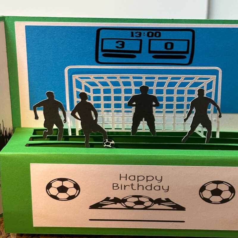 Surprise the Sports lover in your Life with a Handcrafted Football Pull Tab Card