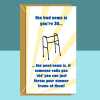 Funny 30th Birthday Card - Personalised inside if required - For Him or For Her, brother, sister, friend - Cheeky Card for 30 year old. - Blank inside - Regular - Matte