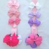 Personalised bow holder,Letter ribbon bow holder,Personalised clip holder - No bobble velcro clips